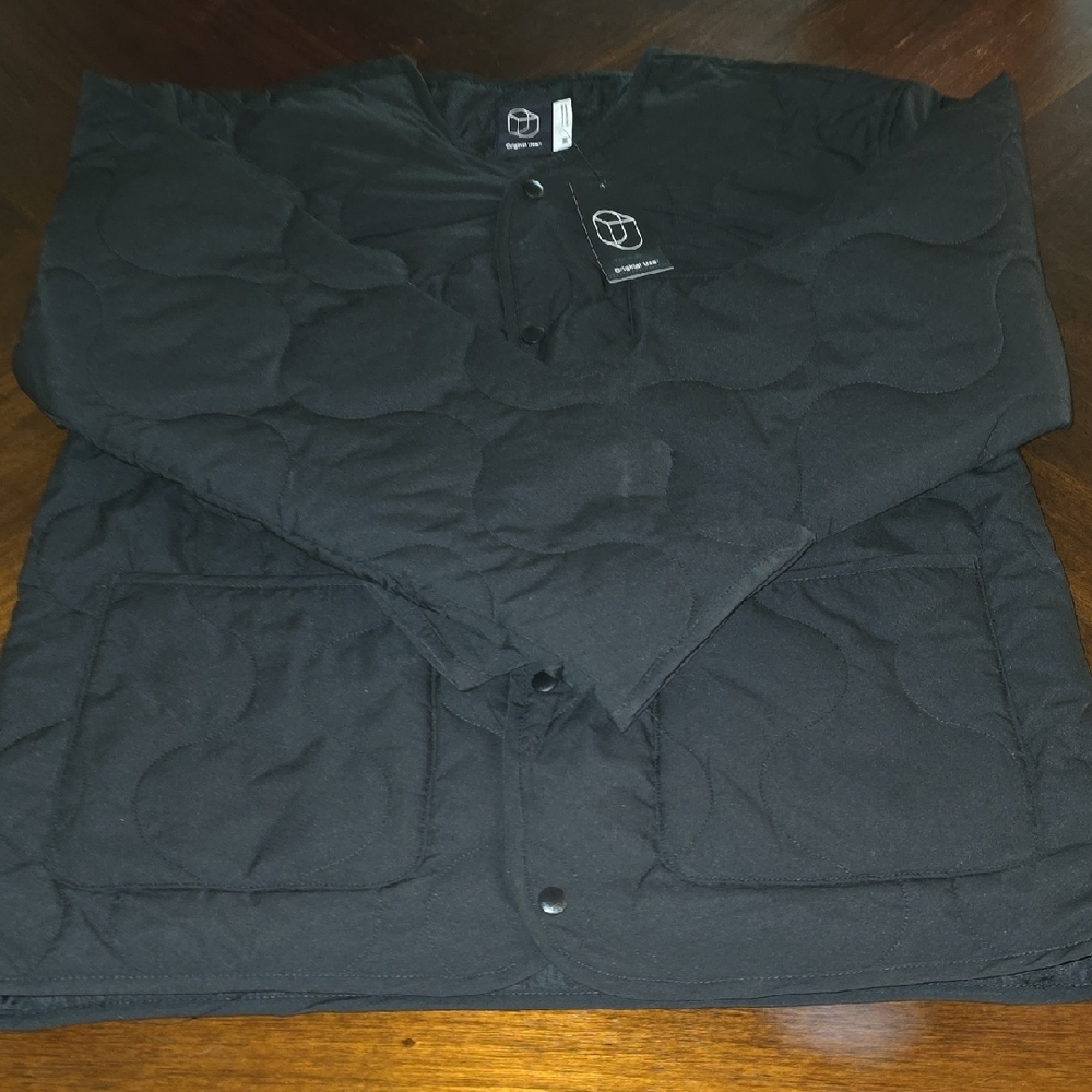 Original Use Black Quilted Men's Jacket